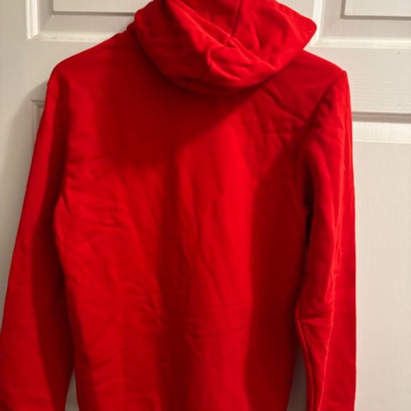 NWT Adidas L/S Red Branded Hoodie - Picture 5 of 11